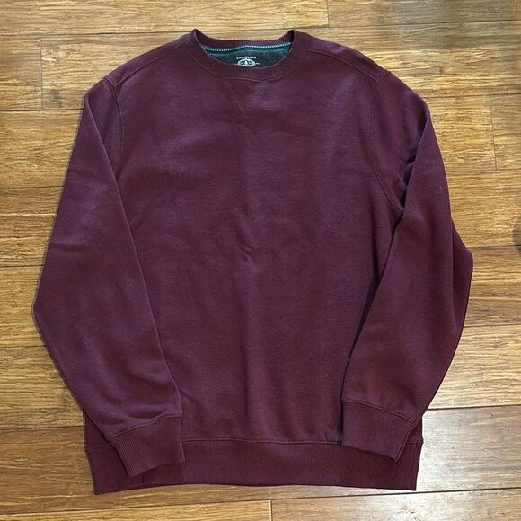 G.H. Bass & Co Burgundy Crewneck Sweater — Size M - Picture 2 of 6
